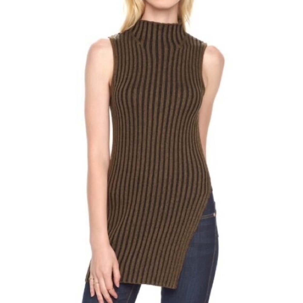 Rock & Republic 300 Beech Green Tunic Sleeveless L